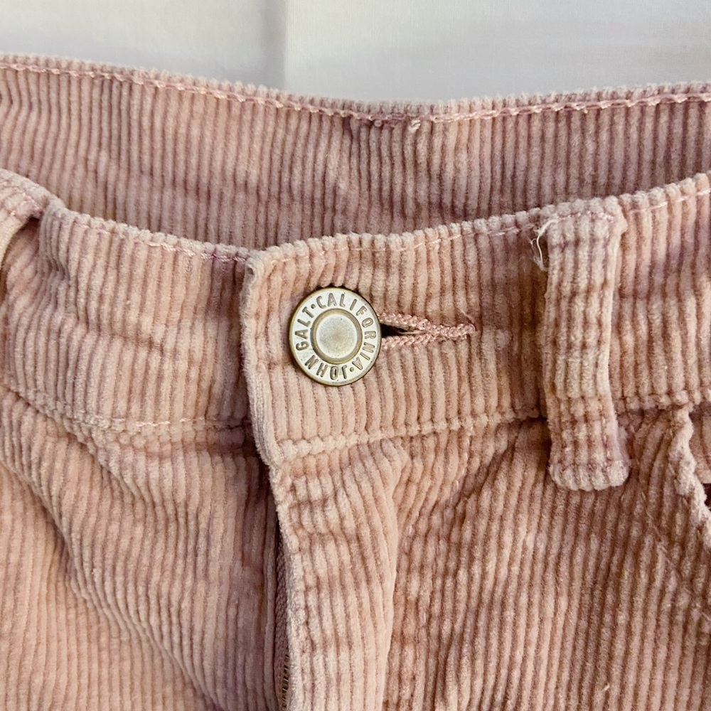 Brandy Melville Juliette Pink Corduroy Skirt - Picture 3 of 3